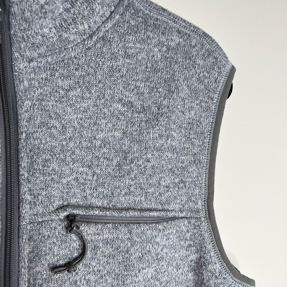 J. Crew Nordic vest in Polartec sweater fleece Gray Medium - Picture 4 of 13